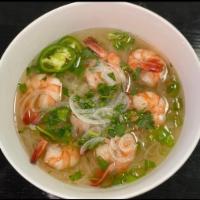 Tiger Prawn Pho · Vietnamese noodle soup.