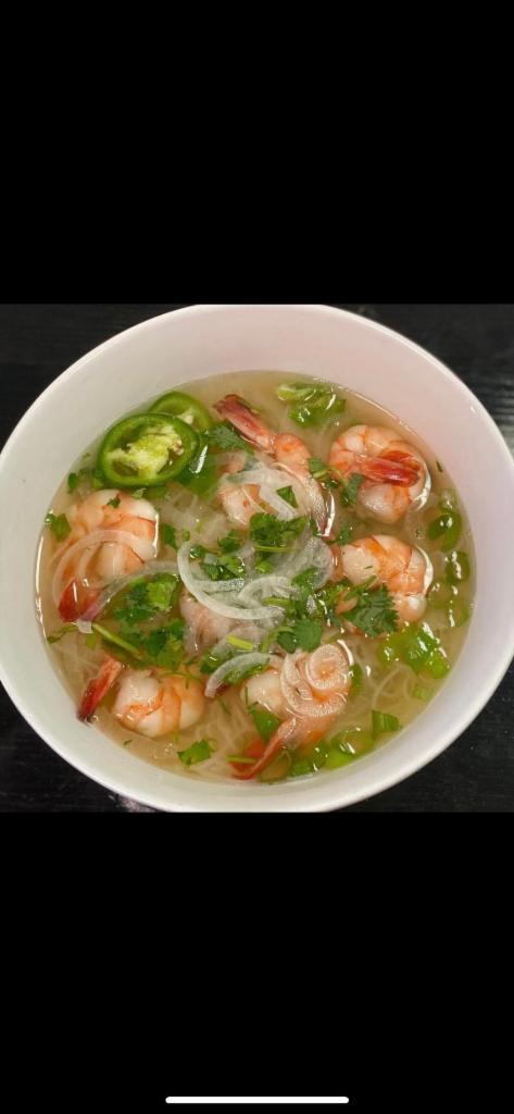 Tiger Prawn Pho · Vietnamese noodle soup.