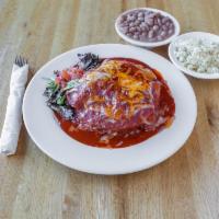 Carne Adovada Enchilada Plate · 