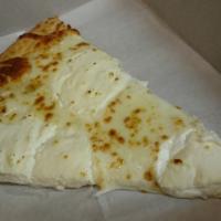 New York White Pizza · Extra ricotta and extra mozzarella drizzled with balsamic glaze.