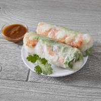 5. Goi Cuon Tom · 2 pieces. Shrimp, vegetables and vermicelli rolled in rice paper.