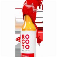 Rocoto Hot Sauce Bottle · Peruvian Brothers rocoto hot sauce bottle.