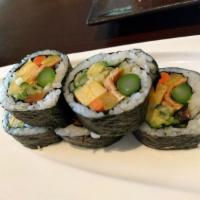 12. Futo Maki Roll · Japanese pickles and mix vegetables.