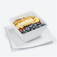 Acai Bowl · Blueberry, banana, honey and granola.