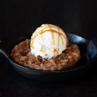 Apple Strudel Tart · Served with Vanilla Bean Ice Cream