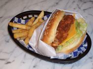 Grilled Chicken Burger · Fresh chicken breast grilled to perfection and topped with ranch sauce, lettuce, cheese, and...