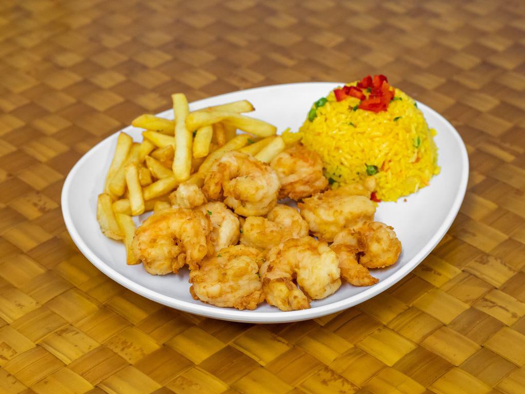 Rice with Shrimp with 1 Side · This entree item only comes with 1 side because it includes rice.