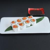 Spicy Tuna Roll · Served with cucumber. Raw. Hot and spicy.