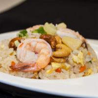 Shrimp Pineapple Fried Rice · Jumbo shrimp with pinapple and Cashew nuts
