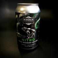 Nitro Cold Brew Can · 12 oz. can of the amazing borealis coffee roasters nitro brew in a can. It is a great cold b...
