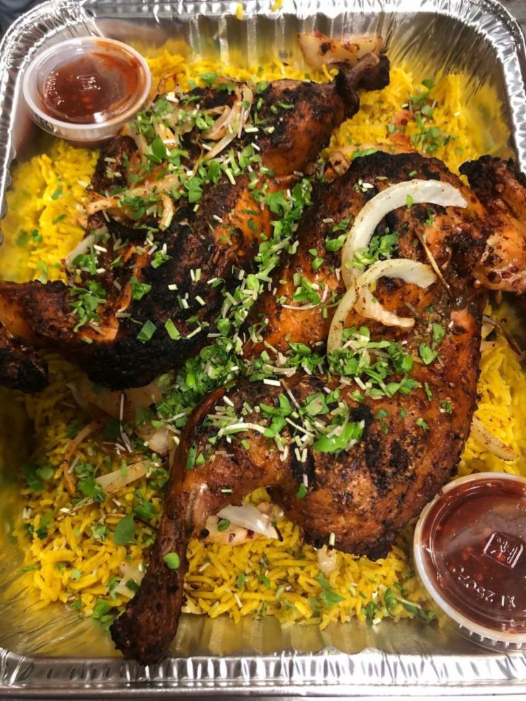 Full Roasted Chicken with Rice (25 min) · Full roasted chicken (25 min)