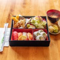 Sushi Bento Box · 4 pieces of sushi.
