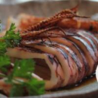 Grilled Whole Squid · Cephalopod. 