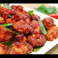 Chicken 65 · Boneless. Spicy fried chicken cooked with variety of in-house spices.