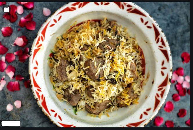 Dum Lamb Biryani · Lamb cubes marinated with special spices and cooked with basmathi rice to perfection.