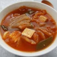 Kimchi Soup (clear broth) · This menu includes soy sauce, jalapeno, red pepper, and fish sauce.
Clear Broth is made from...