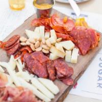 Charcuterie Board · Chef's Choice: 3 Cheeses & 3 Cured Meats
