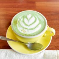 Macha Latte · One shot of dissolved matcha powder with steamed milk of your choice.  12 or 16oz.