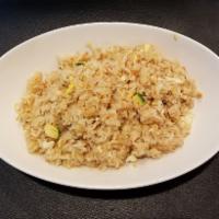 Vegetable Fried Rice · Vegetable mix and eggs.