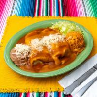 Burrito Dinner · 2 burritos chicken, pork, bean or chile Colorado.