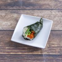 H6. Spicy Tuna Roll · Spicy tuna, cucumber, avocado, kaiware and shiso.