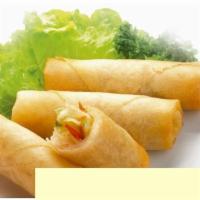 A02. Vegetable Egg Roll · 2 pieces.