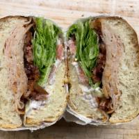 Turkey Club Sandwich(with Bacon) · Turkey and Bacon sandwich.