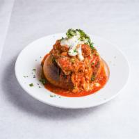Meatball Bread Bowl · Toasted Italian bread bowl hollowed out, stuffed with chef Colombo's classic blend meatballs...