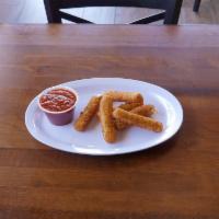 Mozzarella Sticks · 6 pieces. Served with marinara.