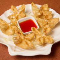 3. Crab Cheese Wonton · 6 pieces. Stuffed Chinese dumpling.