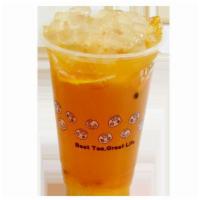 Fruit Tea Aloe · Includes Aloe Vera, orange, aiyu jelly, chia seed.