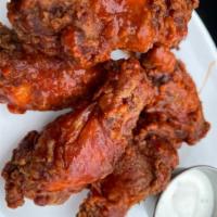 WINGS W/ BLUE CHEESE · 