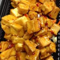 2. General Tso's Tofu · Tofu deep fried with sweet and spicy sauce. Hot and spicy.