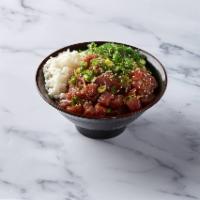 The Classic Hawaiian Bowls  · Ahi Tuna, pickled cucumber, red onions, shoyu sauce, white sesame seeds, seaweed salad and g...