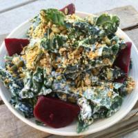 Kale Side Salad Brunch · lacinato kale, pickled beets, our granola, pumpkin seeds with our preserved lemon buttermilk...