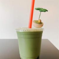 Iced Matcha Latte · Matcha Shot and Whole Milk. Unsweetened (please write in notes if you would like brown sugar...