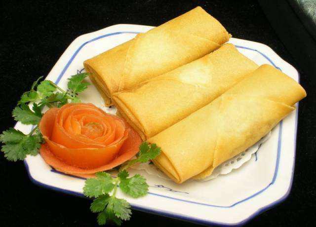 3. Vegetable Spring Roll · 2 pieces.