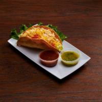 Hard Taco · Includes choice of meat, sour cream, lettuce, cheddar cheese and fresh Mexican cheese.  Anyt...