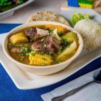 Sopa de Res · Beef soup. Served everyday.