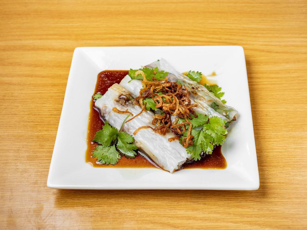 ✈️TPE (台式滷肉) · Shredded Taiwanese braised pork, cilantro, Chinese greens with Taiwanese braised sauce.


