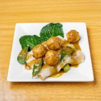✈️KUL (馬來咖喱雞) · Malaysian curry chicken, potatoes, Malaysian curry sauce, Chinese greens.



