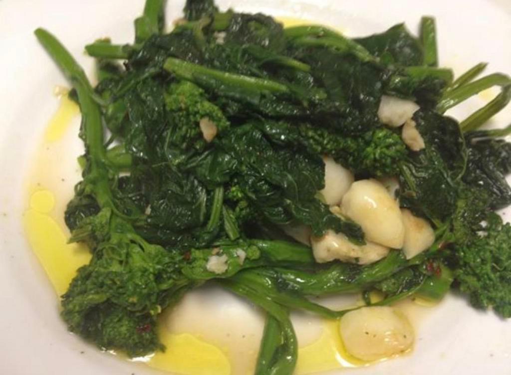 Broccoli di Rabe · Sauteed broccoli rabe, roasted garlic, olive oil.