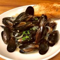Steamed Mussels · Choice of red or white sauce. Fresh mussels, tomato, white wine, garlic.