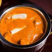 Paneer Tikka Masala · Paneer cheese in a creamy tomato sauce infused with fenugreek.