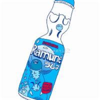 Ramune ( Marble Soda) · fizzy and fun Ramune Soda from Japan, with its iconic bottle and marble stopper.