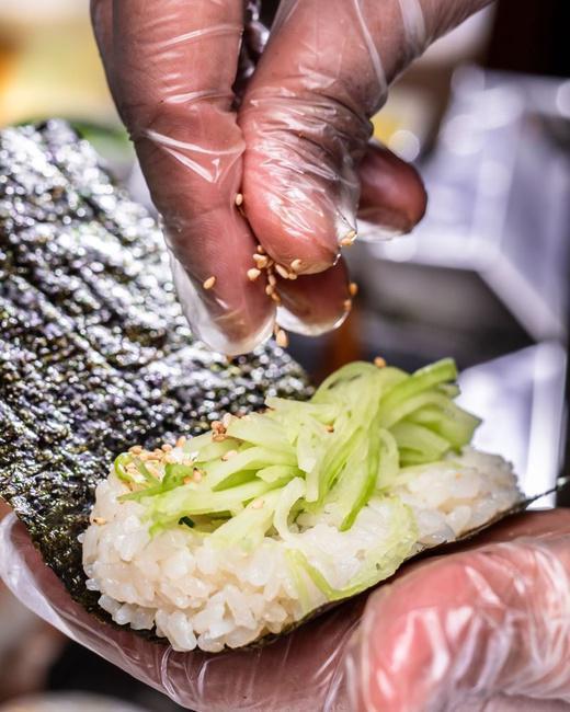 Cucumber Handroll · Simple yet delicious. Cucumber, Sesame Seeds. 