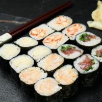 Build a Box - Small (16 pieces) · Choose your favorite (4) rolls. 16 pieces per order. Comes with ginger, wasabi and soy sauce...