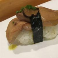 Foie Gras with Truffle Sushi · One piece.