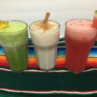 Limon (Lime) Agua Fresca · Homemade fresh everyday with real and natural ingredients.