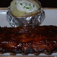 Barbecue Baby Back Ribs · Our baby back ribs are prepared fresh daily! Slow roasted for that fall-off-the-bone goodnes...